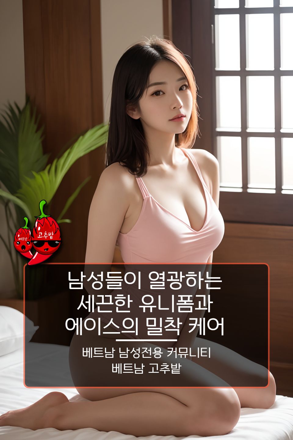 남성들이 열광하는 세끈한 유니폼과 에이스의 밀착 케어